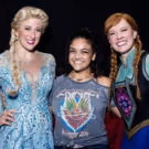 Photo Flash: Olympian Laurie Hernandez Visits FROZEN