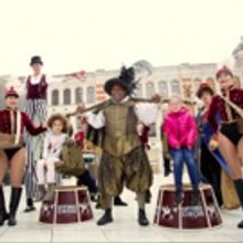 Giffords Circus Perform At Sackler Courtyard, Victoria and Albert Museum Ahead Of UK