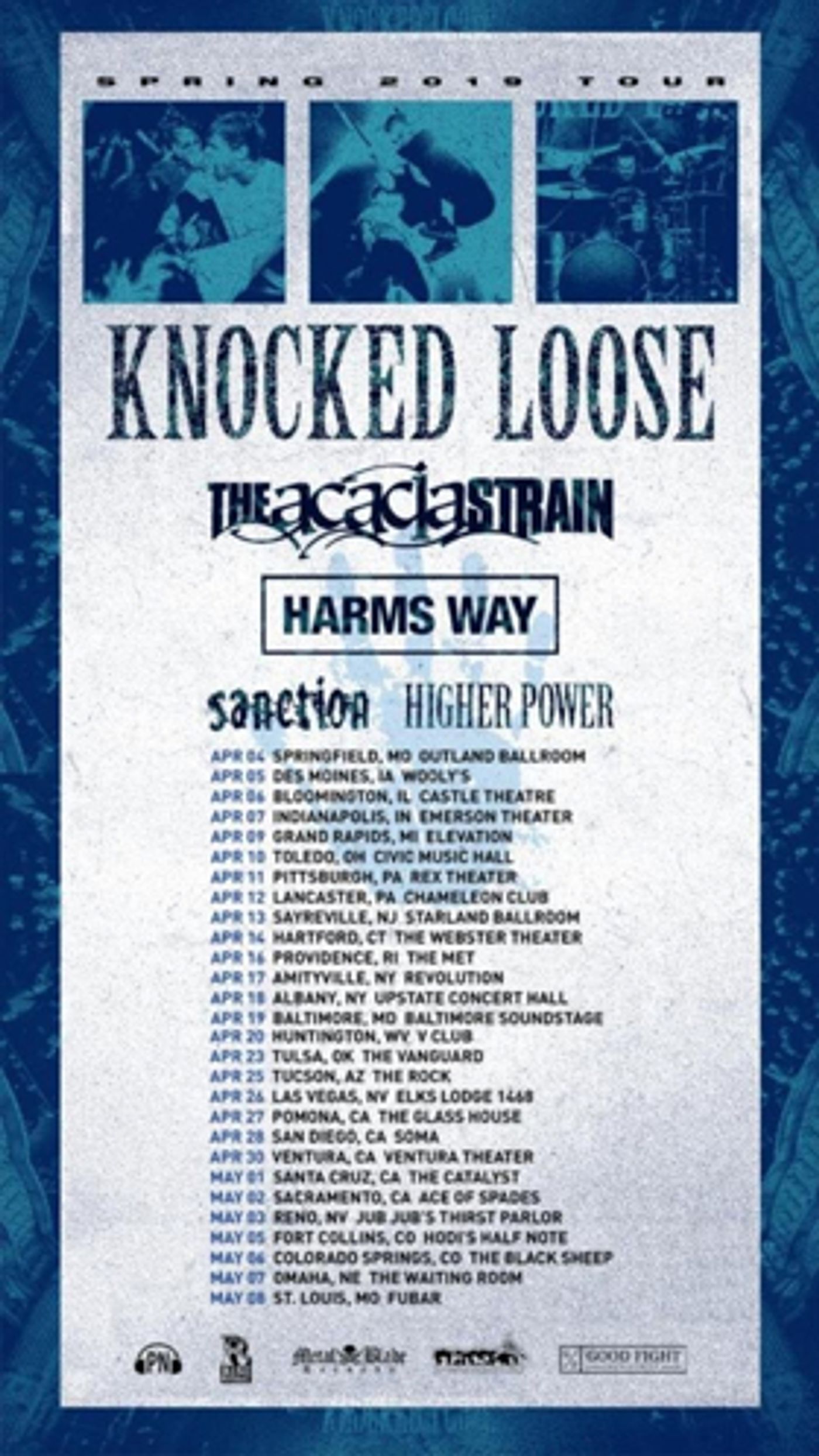 KNOCKED LOOSE Announce U.S. Spring Tour  Image