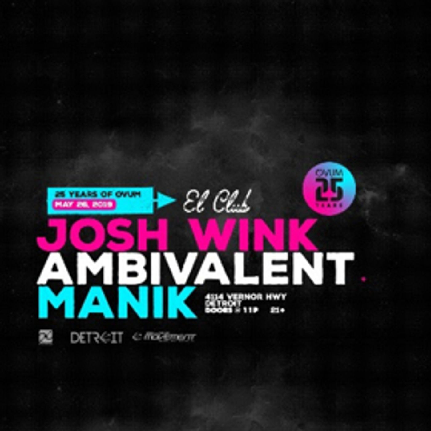 Josh Wink To Host 25 Years Of Ovum Movement After Party Josh Wink To Host 25 Years Of Ovum Movement After Party Image