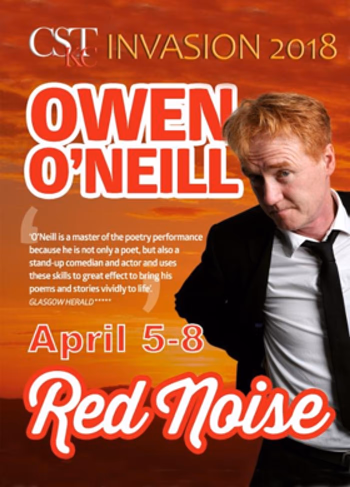Owen O'Neill Presents RED NOISE at Drexel Hall at the KC Irish Center  Image