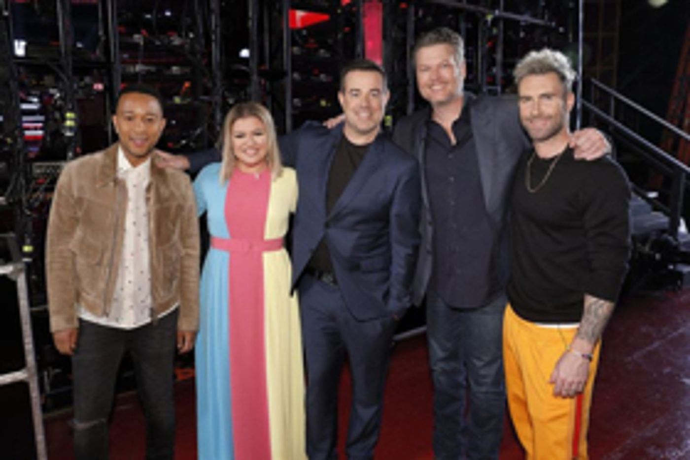 Kelly Clarkson, John Legend, Adam Levine And Blake Shelton to Return as Coaches of THE VOICE in the Fall Kelly Clarkson, John Legend, Adam Levine And Blake Shelton to Return as Coaches of THE VOICE in the Fall Image