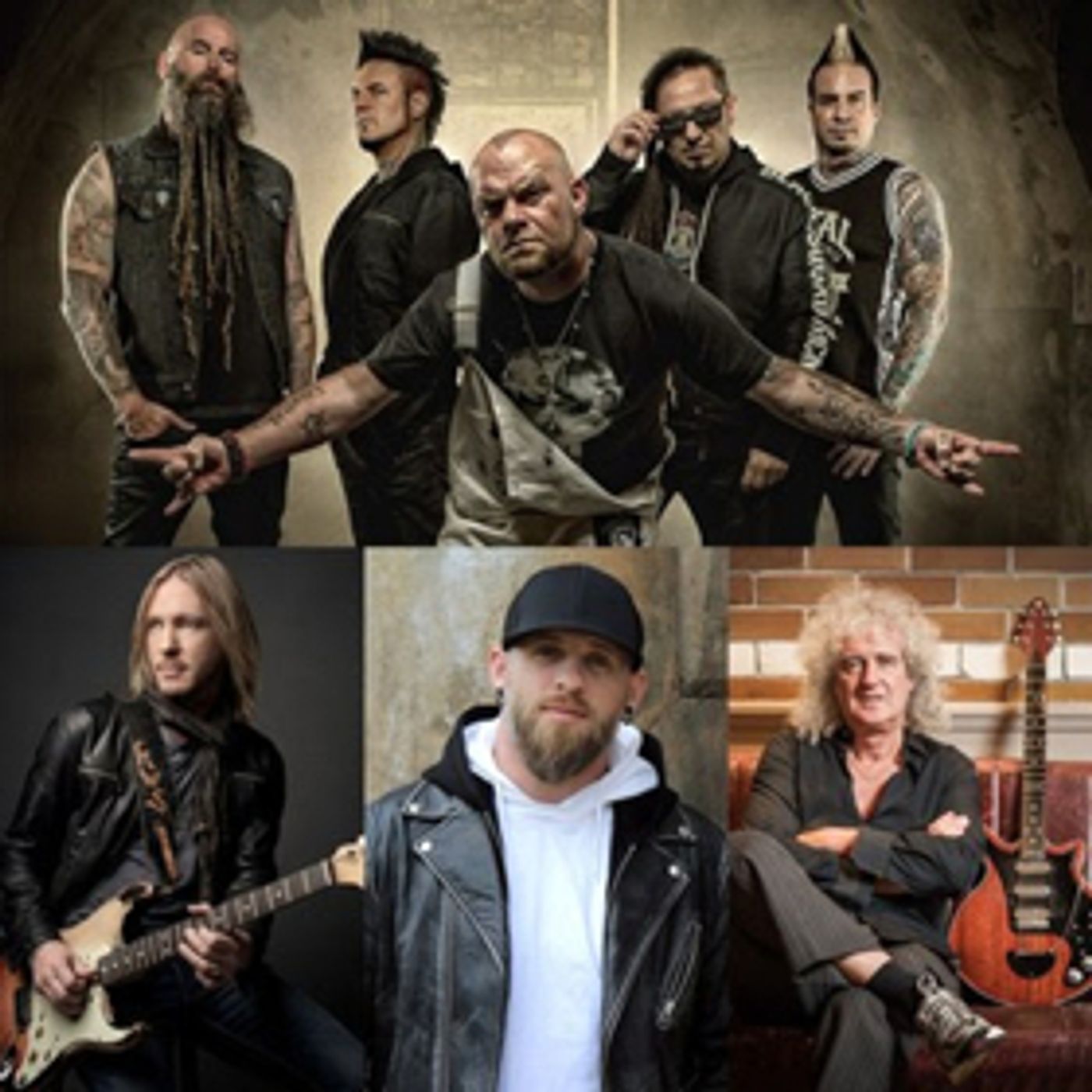 Five Finger Death Punch, Brian May Of Queen, Brantley Gilbert & Kenny Wayne Shepherd Release Mainstream Country Rock Single  Image