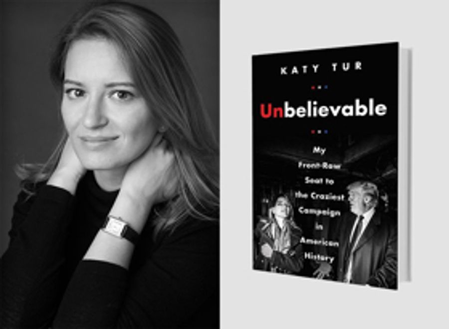 NBC/MSNBC's Katy Tur Visits With Trump Campaign Story, UNBELIEVABLE at Writers On A NE Stage Image