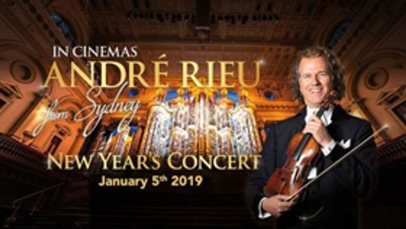 Andre Rieu's New Year's Concert Will Be Screened at Rialto  Image