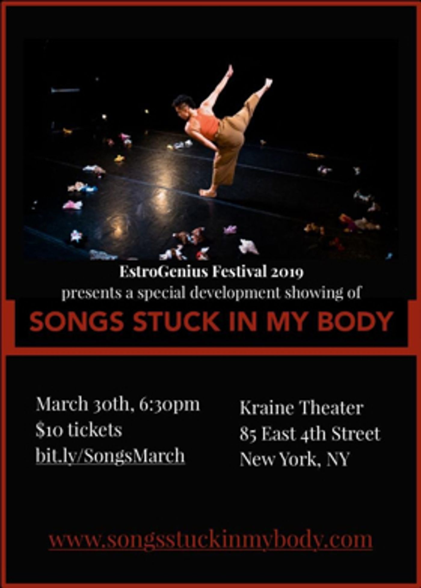 Estrogenius 2019 Presents SONGS STUCK IN MY BODY Estrogenius 2019 Presents SONGS STUCK IN MY BODY Image