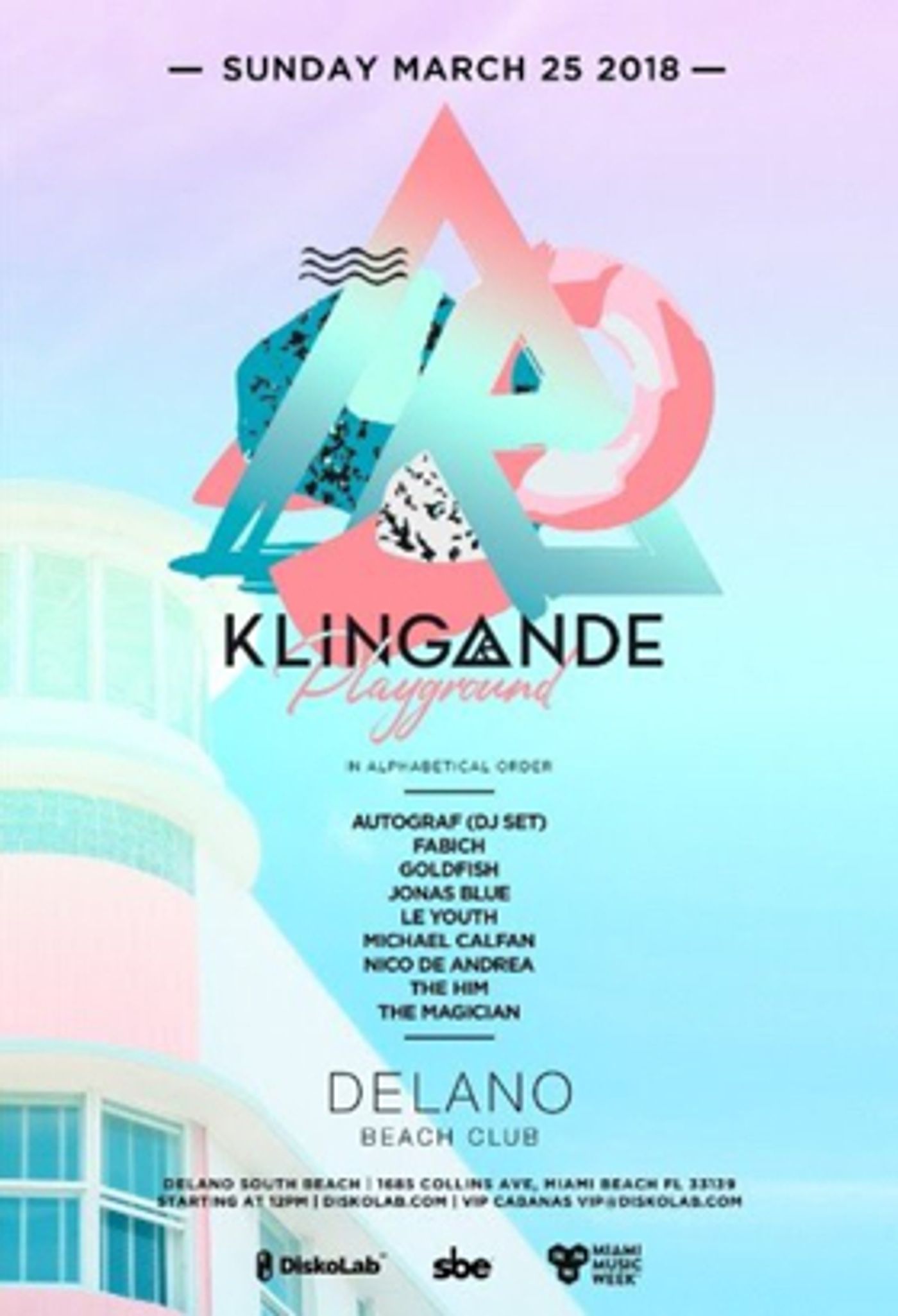 Klingande's Playground Set To Return To Miami Music Week 2018 For Fourth Consecutive Year  Image