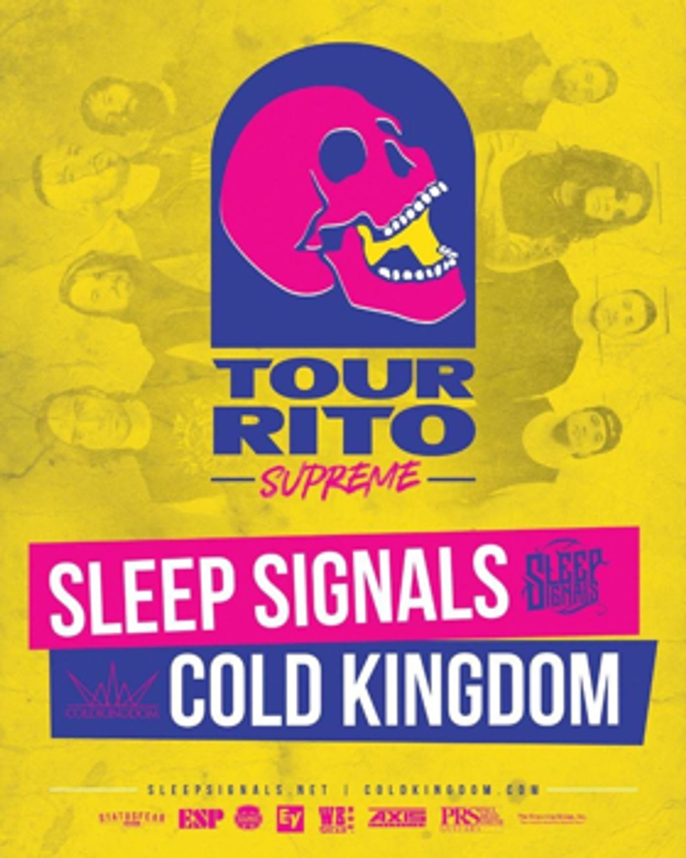 SLEEP SIGNALS Announce the Tour-Rito Supreme Tour with COLD KINGDOM  Image