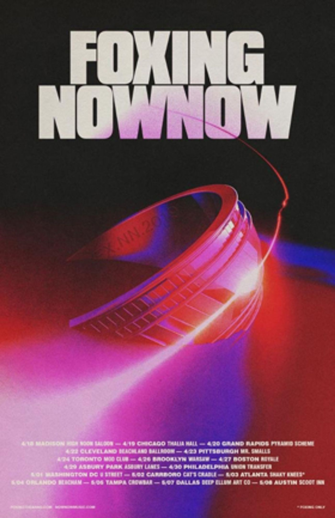 Now, Now Announce Spring Co-Headline Tour with Foxing  Image