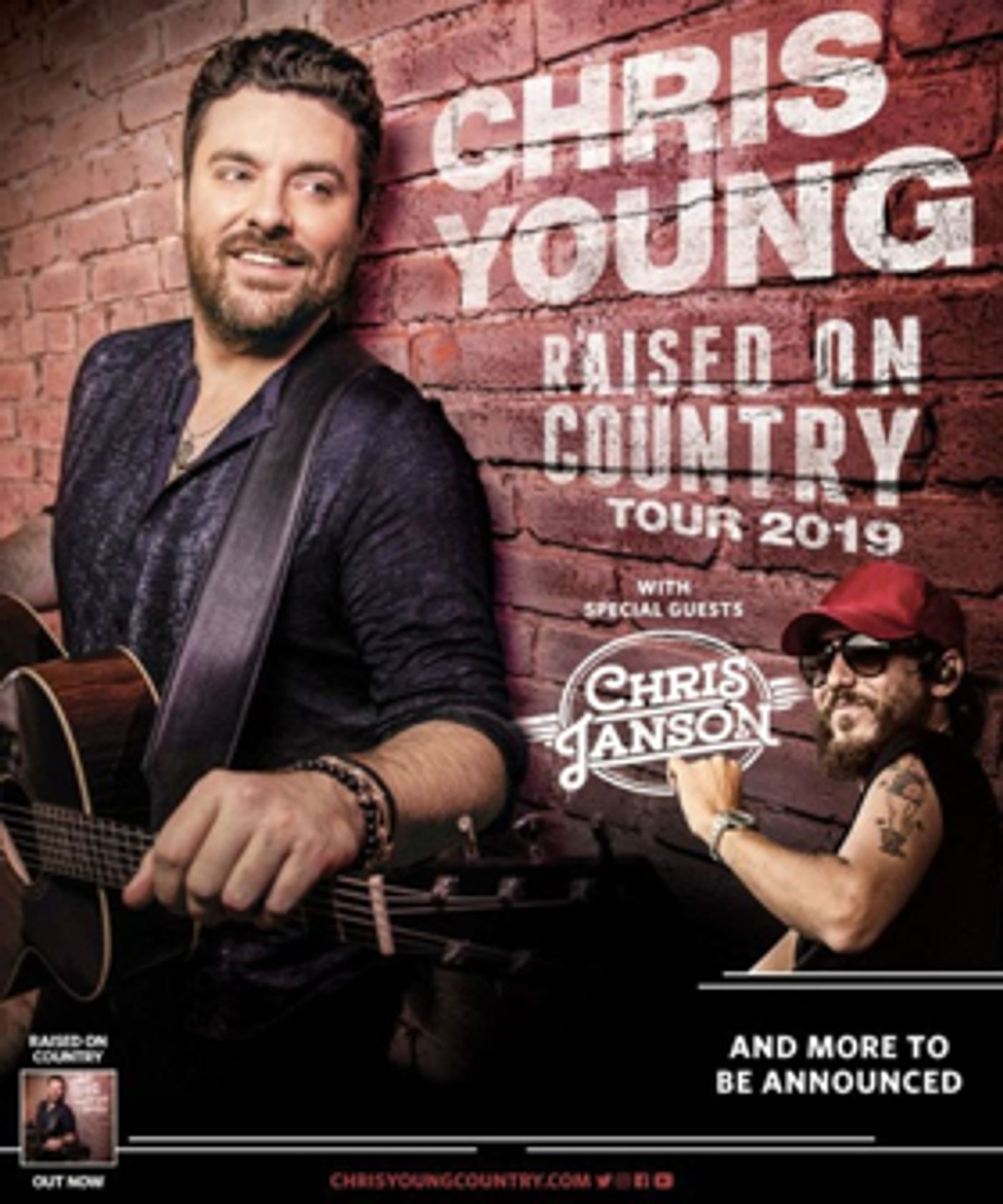 Chris Young Announces His 'Raised On Country Tour 2019'  Image