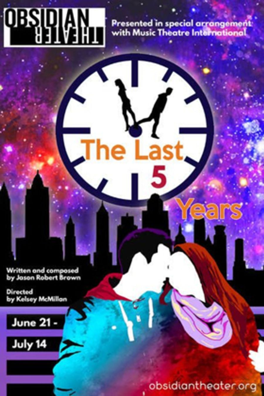 Obsidian Theater Presents THE LAST FIVE YEARS Image