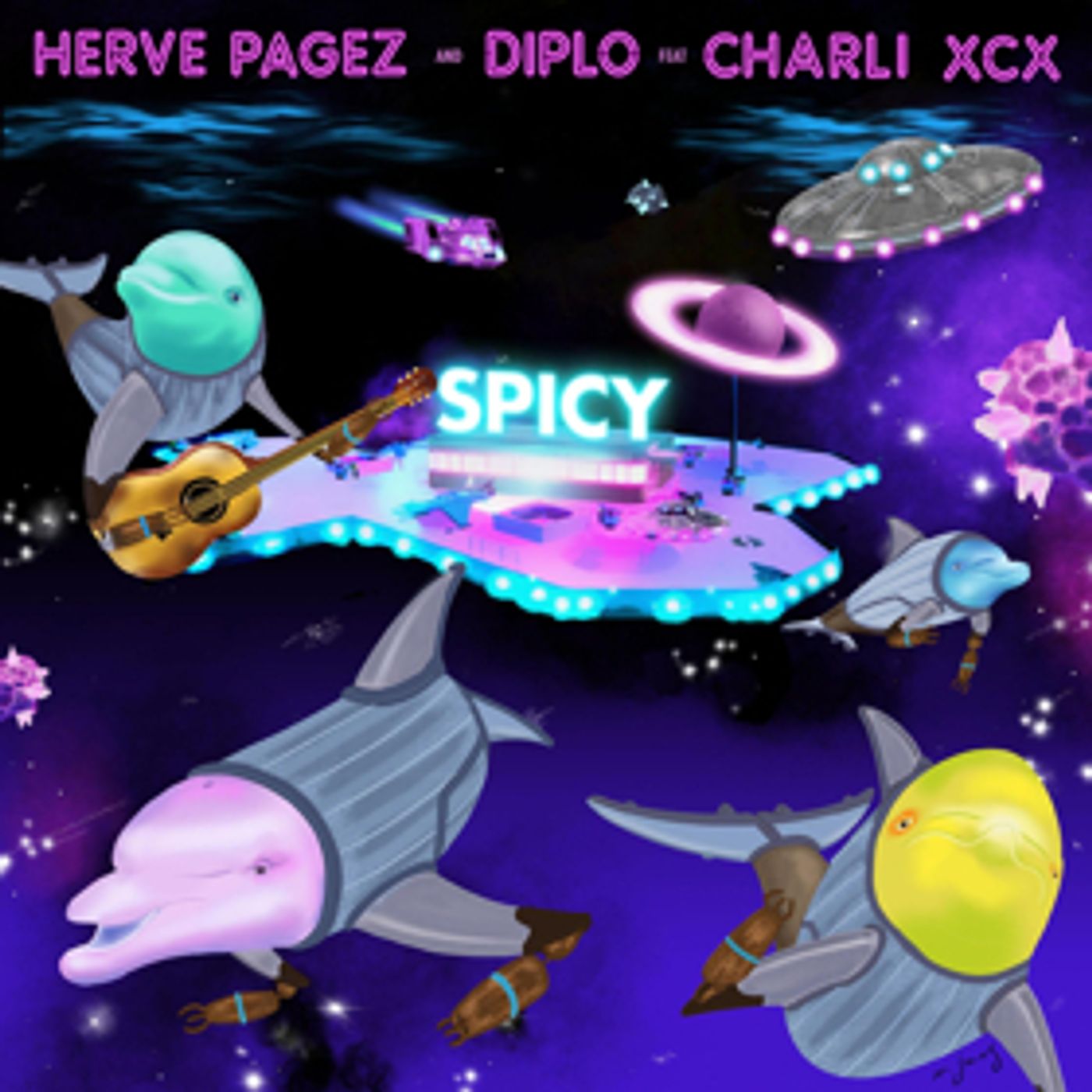 VIDEO: Charli XCX, Diplo, Herve Pagez Team Up for New Song 'Spicy' VIDEO: Charli XCX, Diplo, Herve Pagez Team Up for New Song 'Spicy' Image
