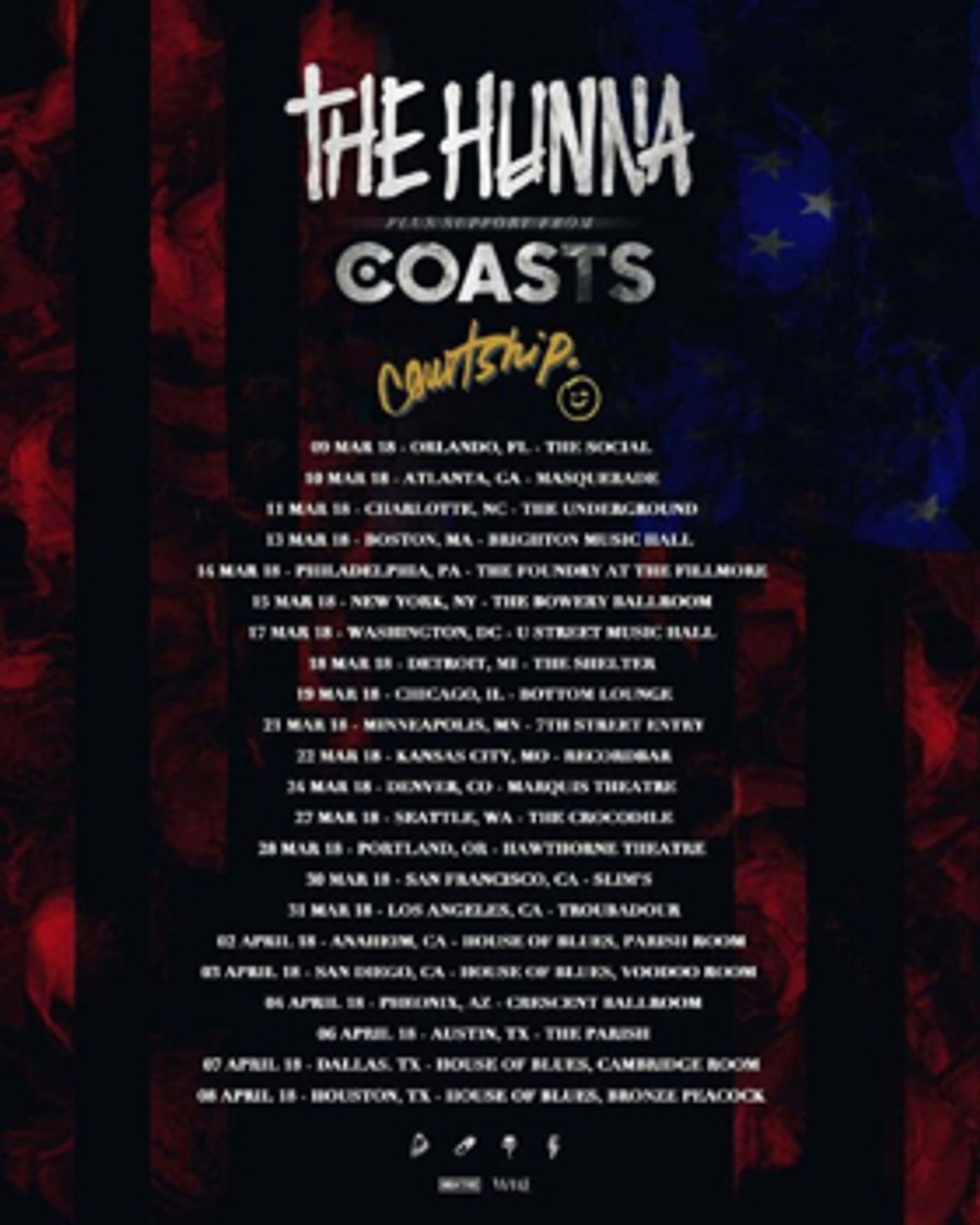 Indie Pop Duo Courtship. To Embark On 2018 Tour Featuring The Hunna and Coasts  Image