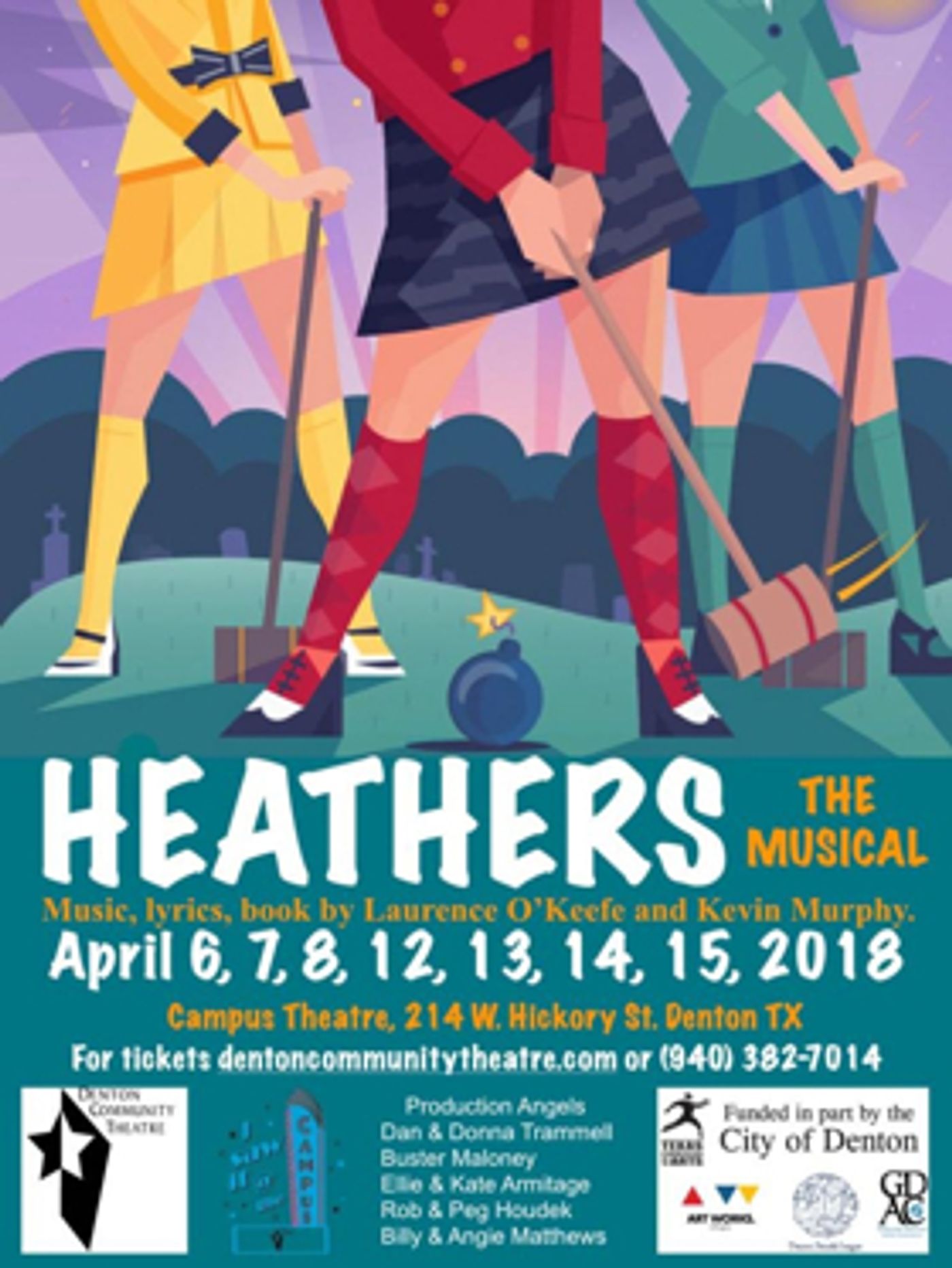 Denton Community Theatre Presents HEATHERS: THE MUSICAL  Image