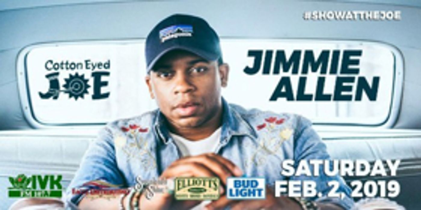 Jimmie Allen, The Cadillac Three, and Resurrection to Take the Stage at Cotton Eyed Joe Jimmie Allen, The Cadillac Three, and Resurrection to Take the Stage at Cotton Eyed Joe Image