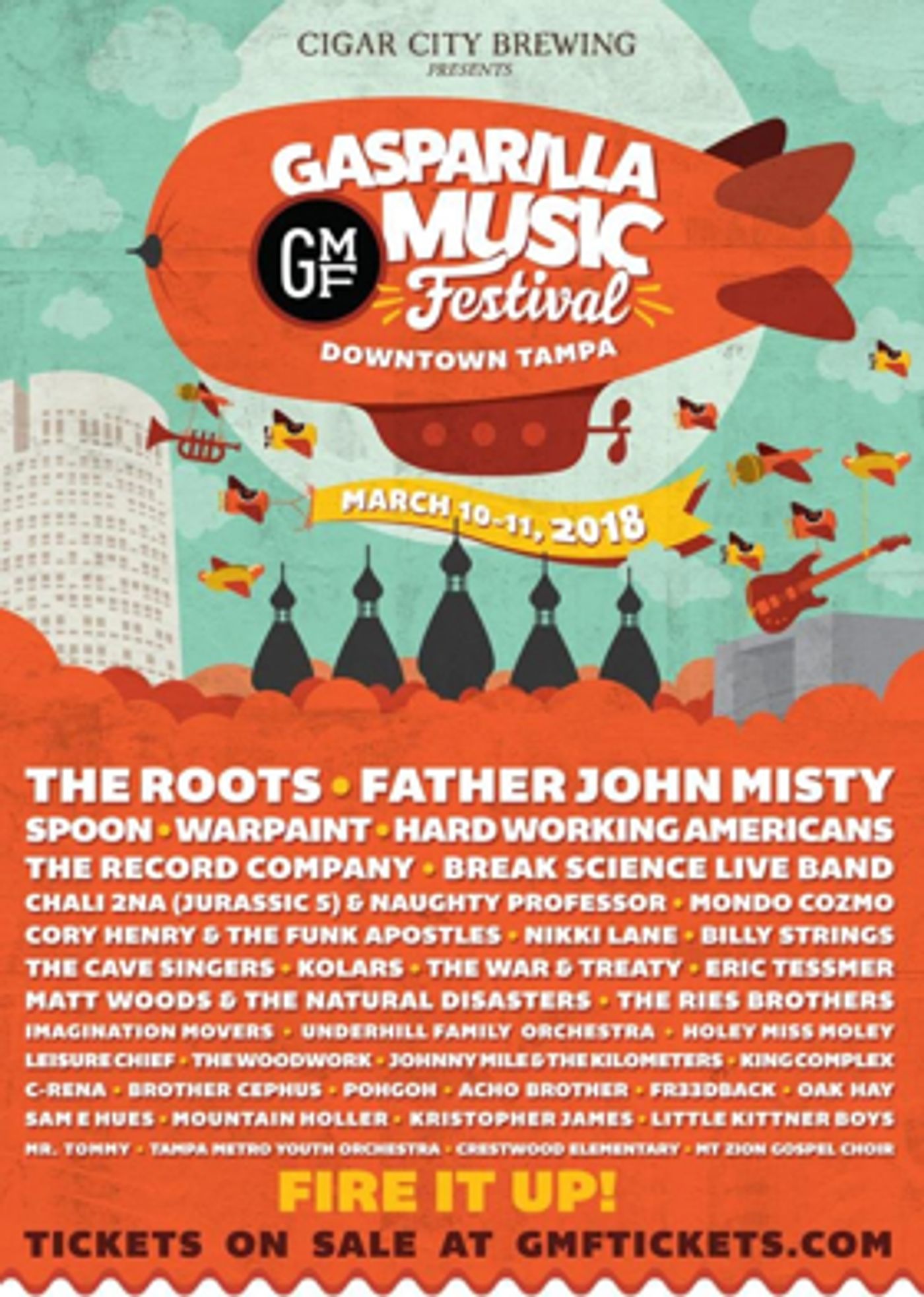 7th Annual Gasparilla Music Festival Announces Lineup Headlined By THE ROOTS  Image