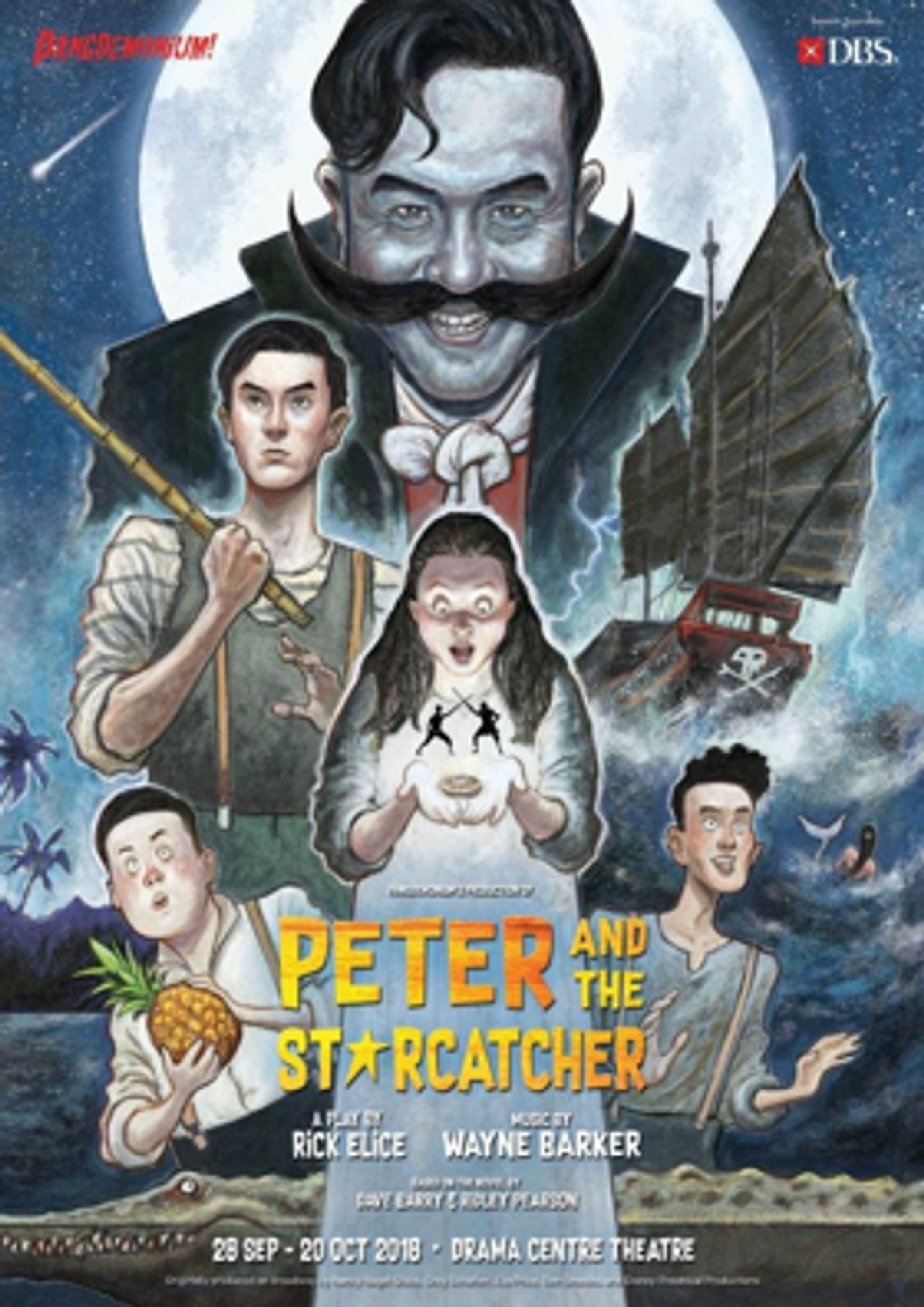Pangdemonium's PETER AND THE STARCATCHER Opens in Singapore this September  Image