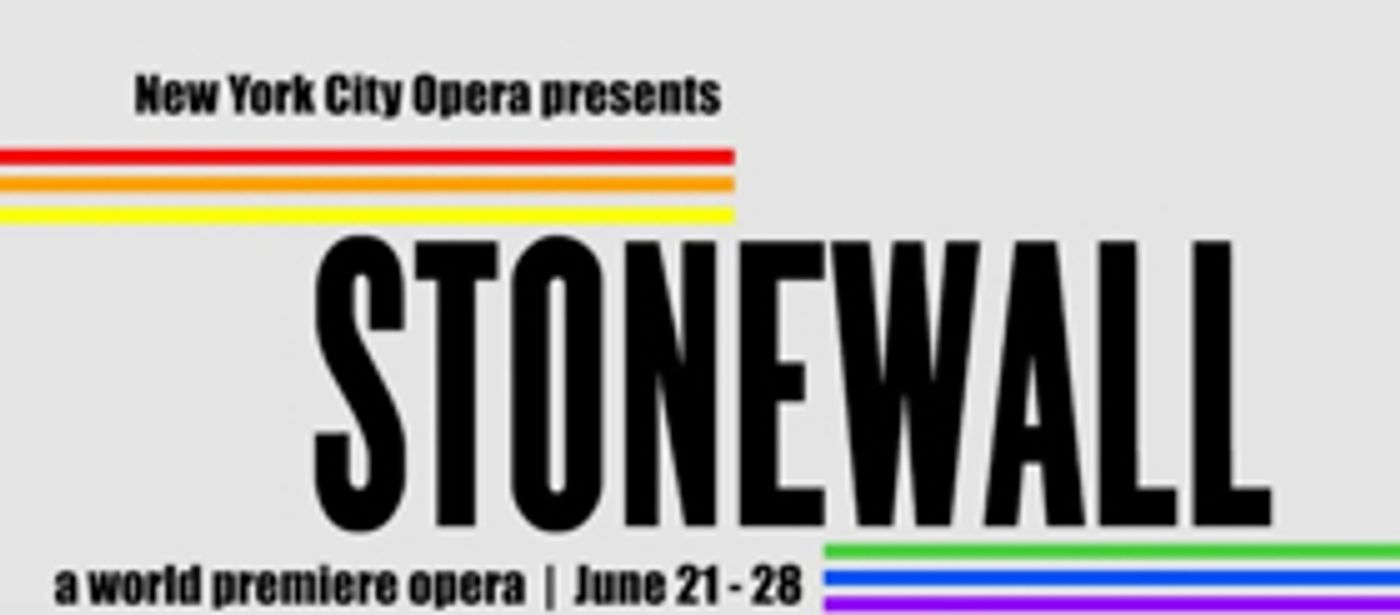 NY City Opera Announces Initial Casting And Ticket On Sale Date For STONEWALL  Image