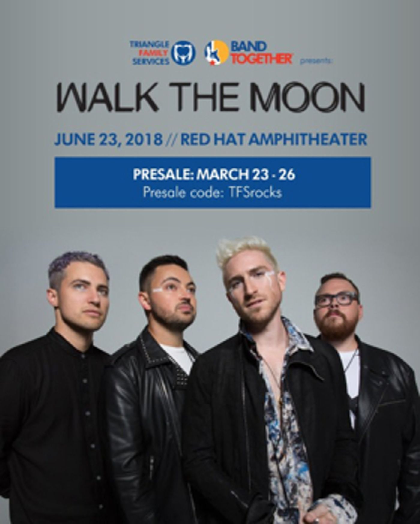 Walk the Moon to Perform at Band Together's Main Event June 23  Image