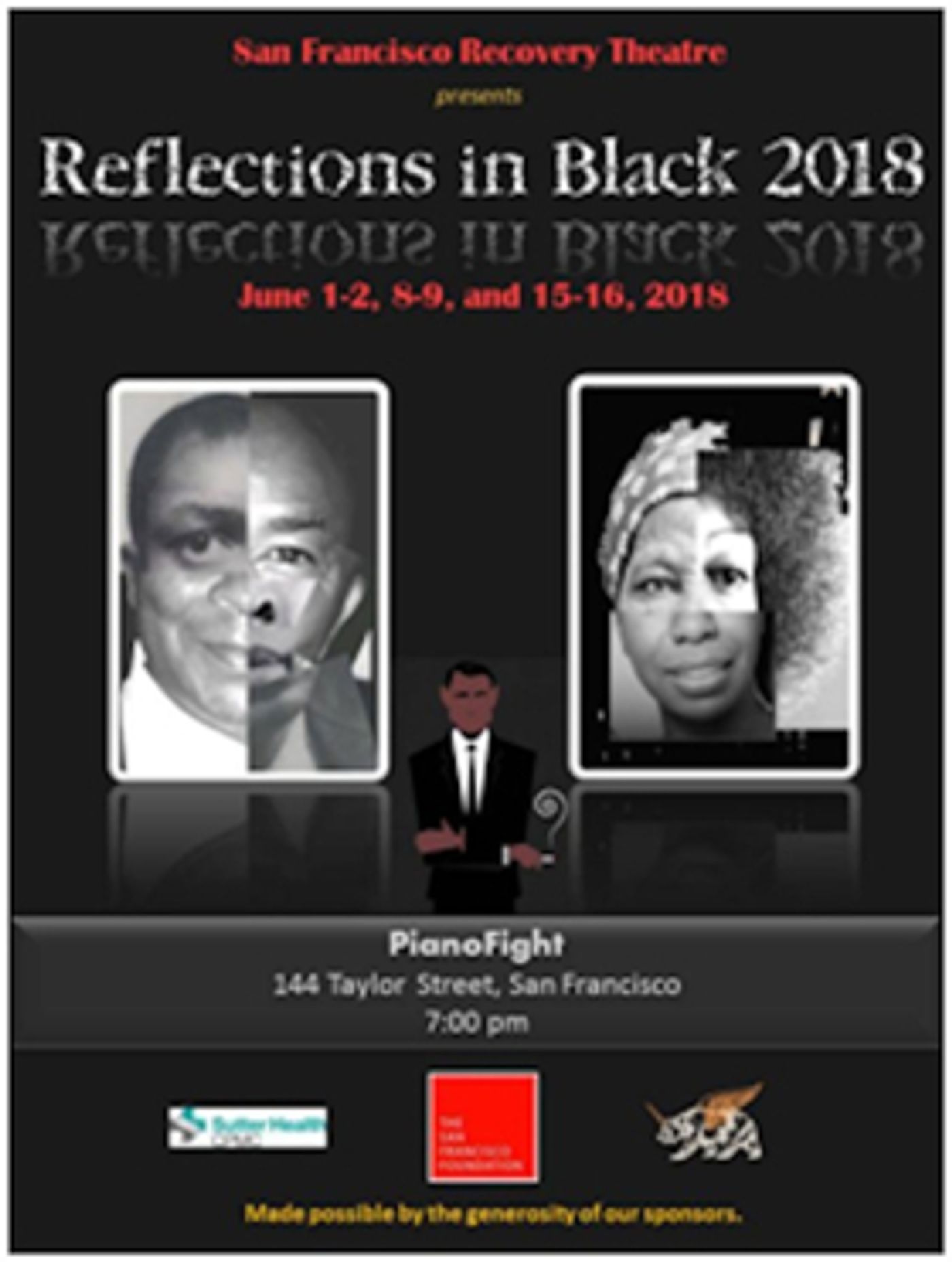 SF Recovery Theater Marks Its 20th Season With REFLECTIONS IN BLACK 2018  Image