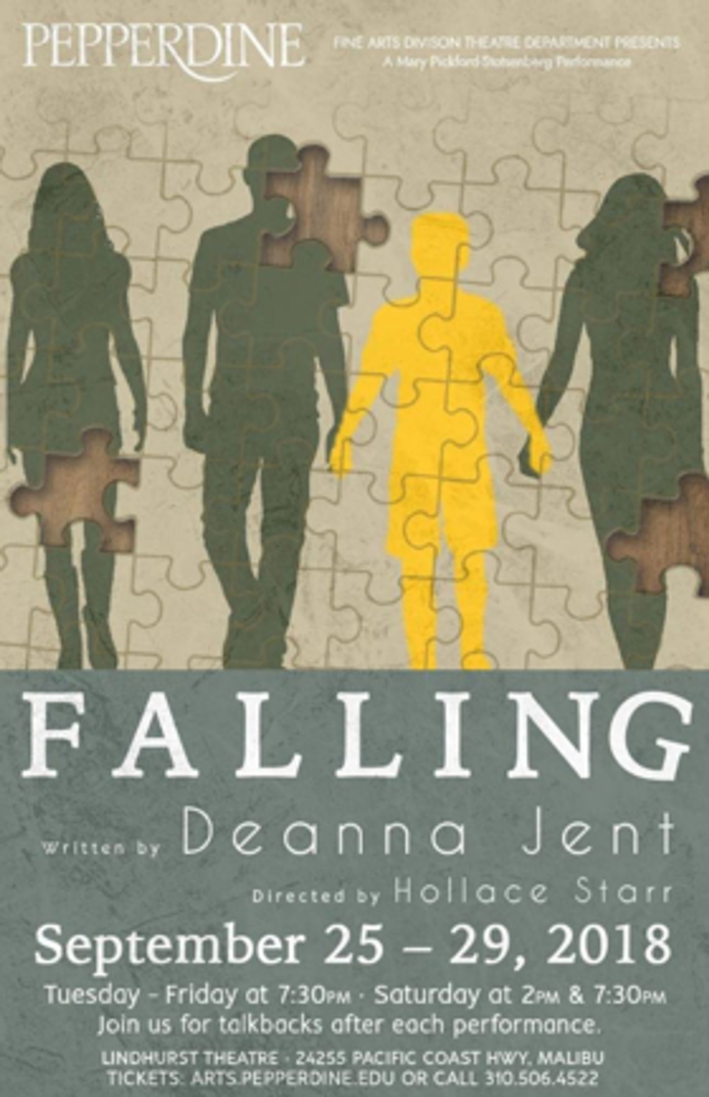 Pepperdine Fine Arts Division Presents FALLING Pepperdine Fine Arts Division Presents FALLING Image