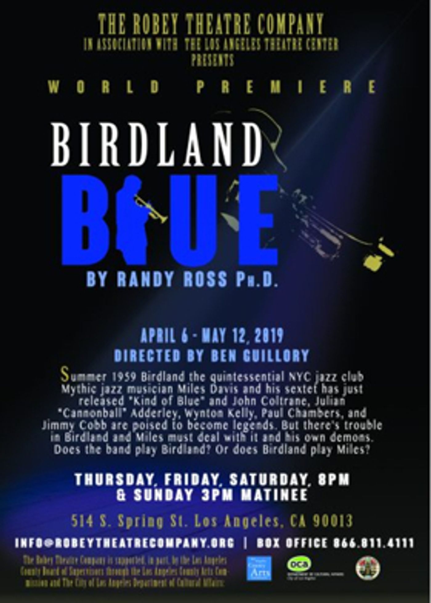 Review: The Robey Theatre Company Presents the World Premiere of BIRDLAND BLUE Honoring Jazz Great Miles Davis  Image