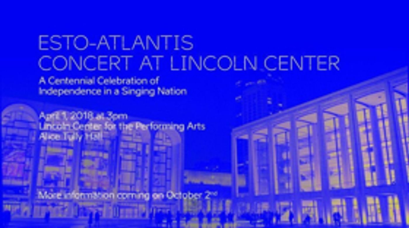 100 Singers Honor 100th Anniversary of Estonian Independence April 1 100 Singers Honor 100th Anniversary of Estonian Independence April 1 Image