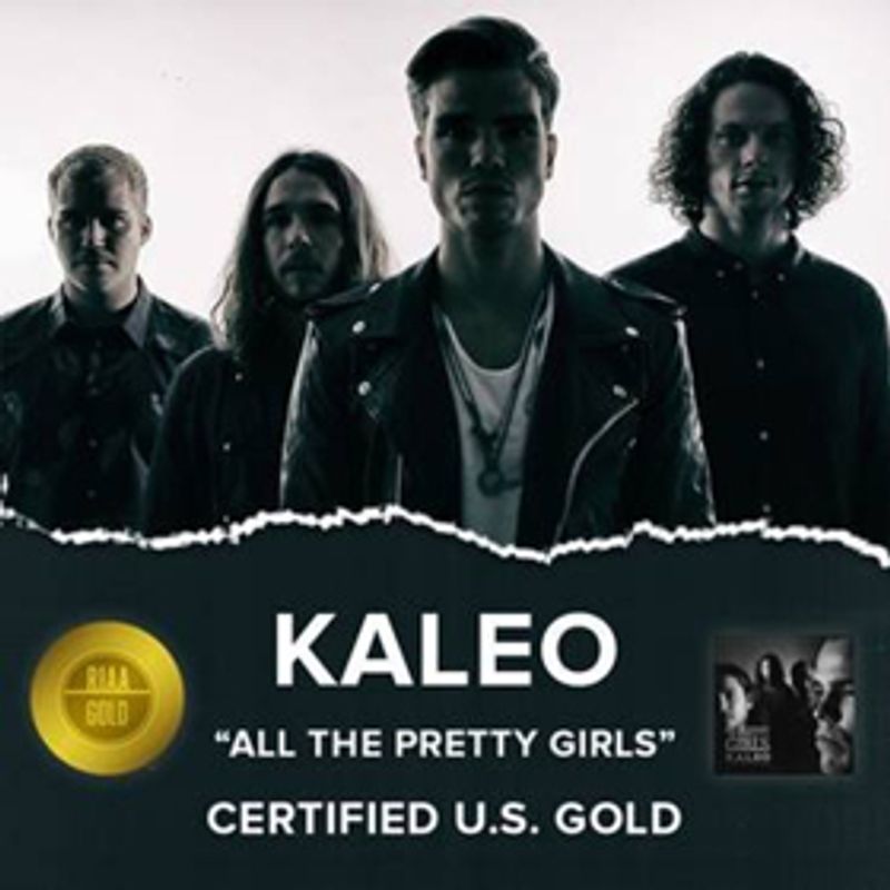 Kaleo's Hit Single ALL THE PRETTY GIRLS Certified Gold Image