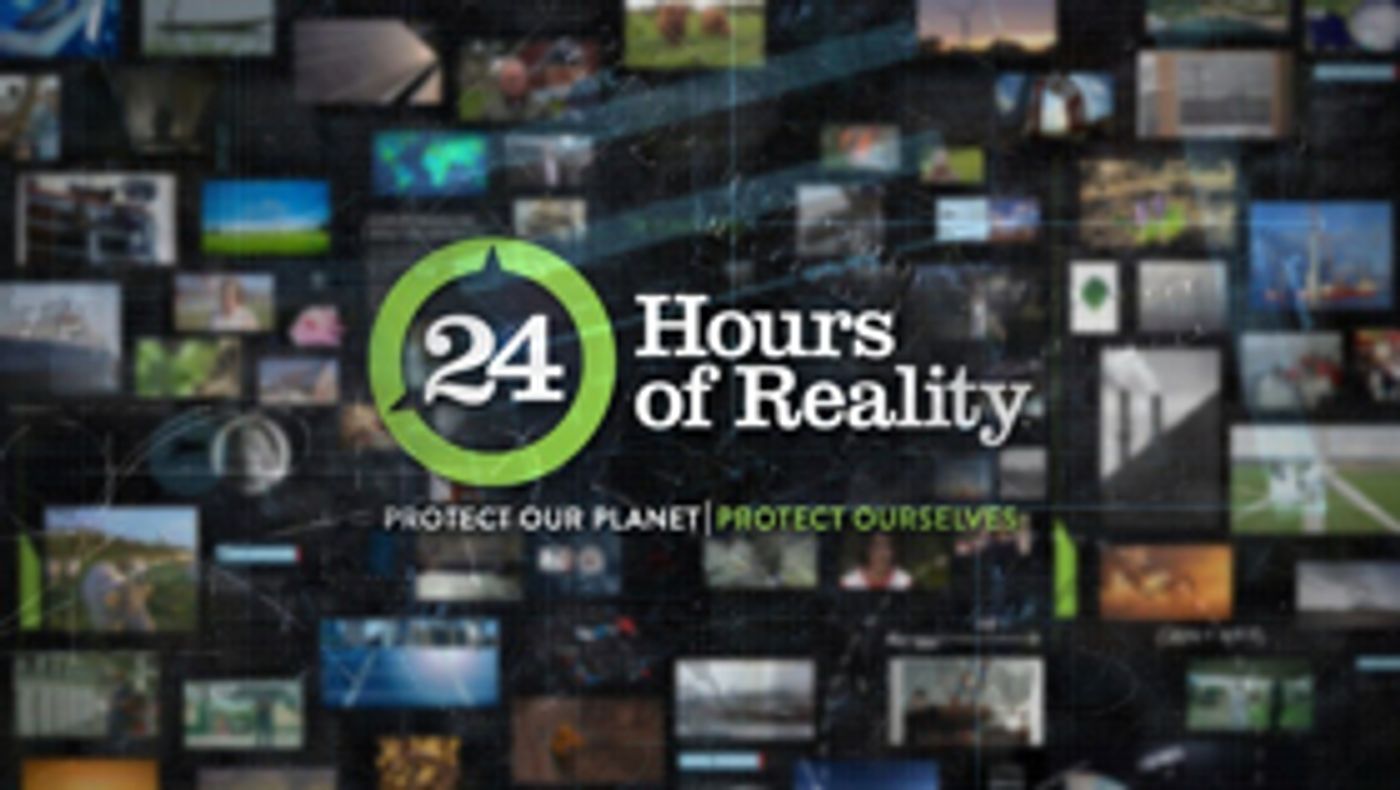 Al Gore to Host Special Broadcast of The Climate Reality Project's 24 HOURS OF REALITY  Image