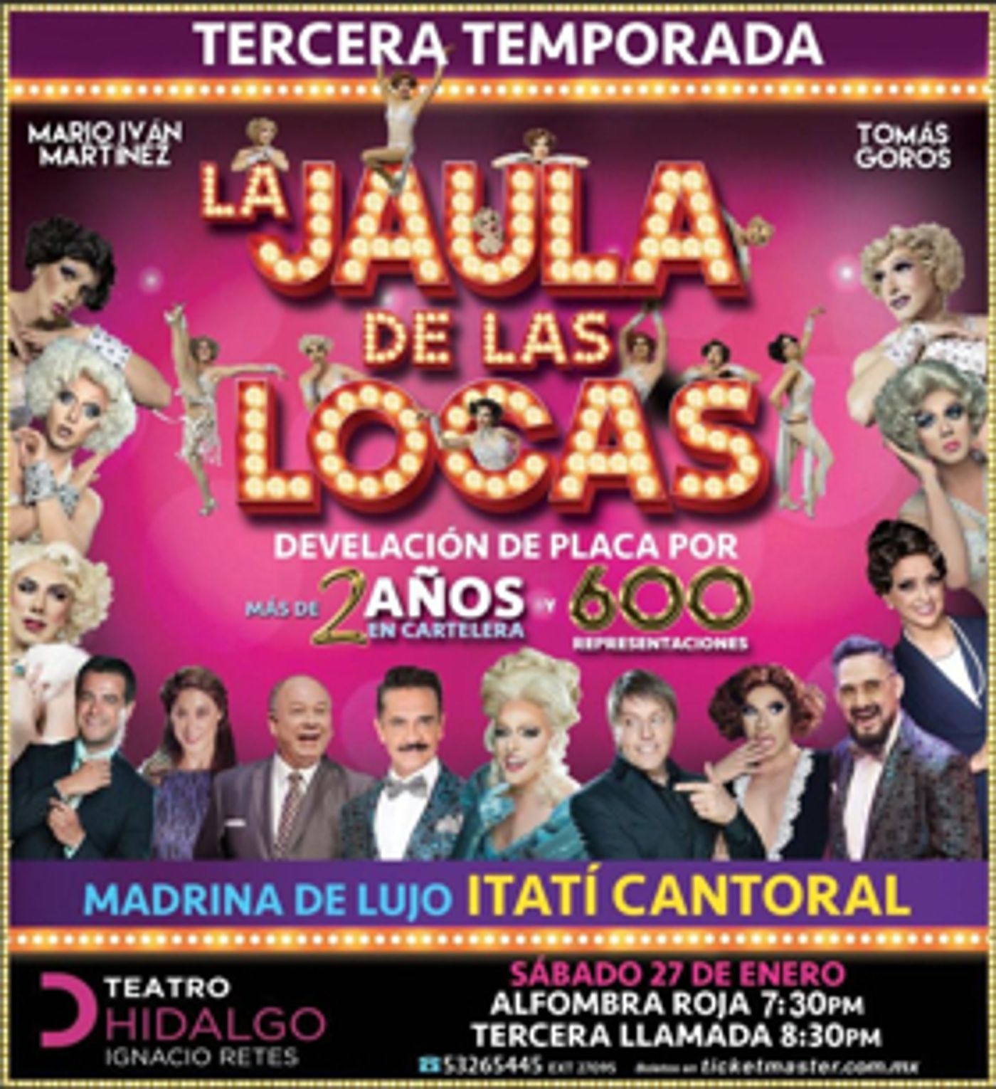 LA JAULA DE LAS LOCAS Mexico llega a 600 representaciones. LA JAULA DE LAS LOCAS Mexico llega a 600 representaciones. Image