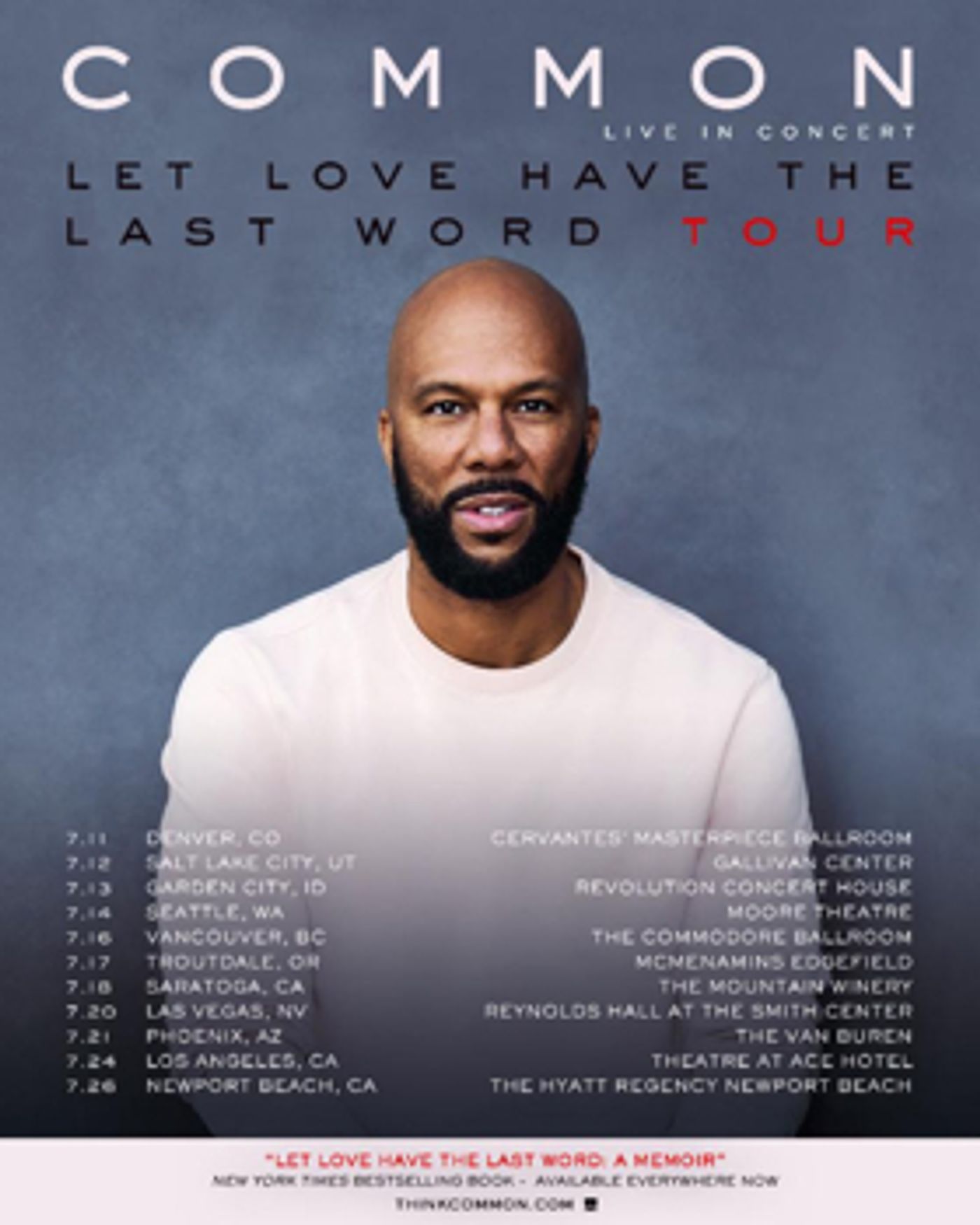 Common Announces Dates For First Leg of 'Let Love Have The Last Word Tour'  Image