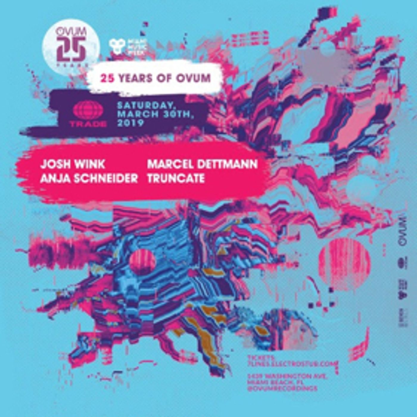 Josh Wink, Marcel Dettmann, Truncate and Anja Schneider to Celebrate 25 Years Of Ovum at Miami Music Week  Image