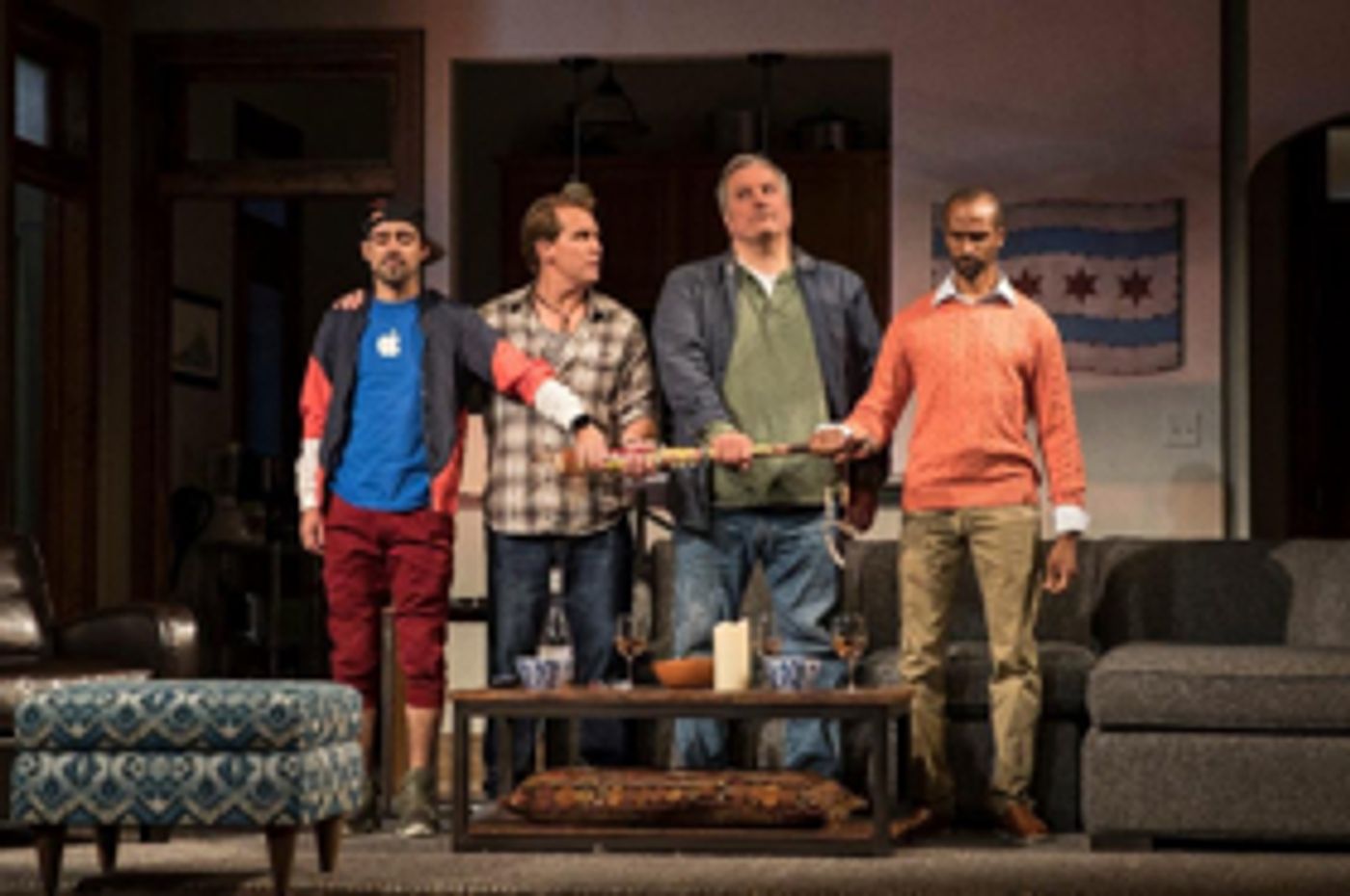 Review: SUPPORT GROUP FOR MEN at Goodman Theatre  Image