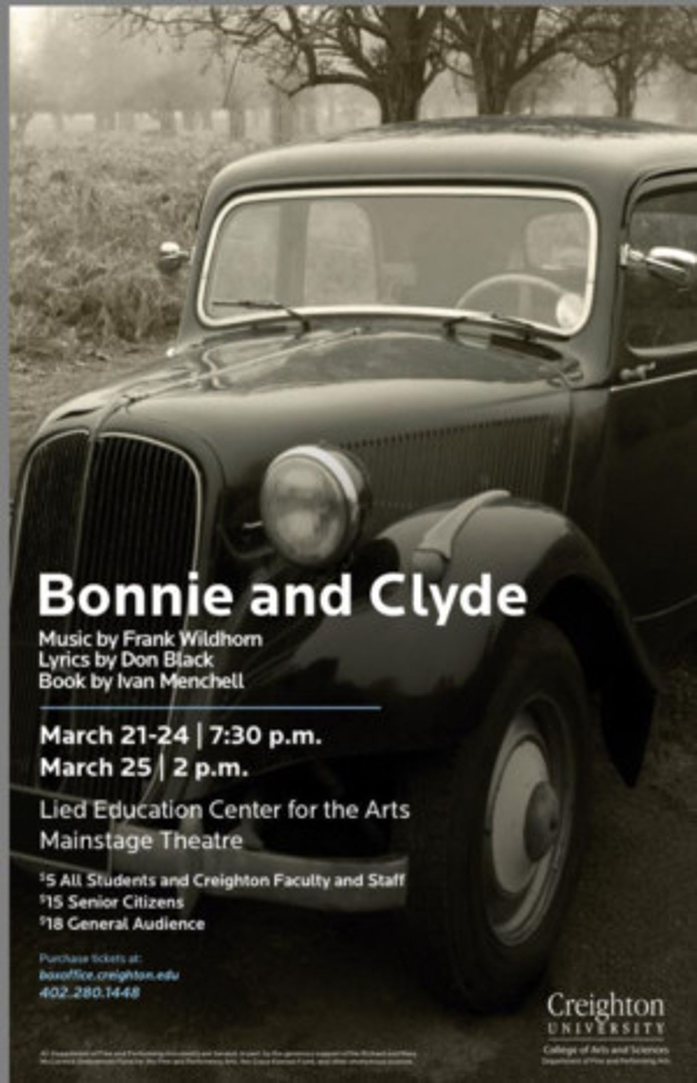 Review: Creighton University Brings BONNIE & CLYDE to Omaha! Review: Creighton University Brings BONNIE & CLYDE to Omaha! Image