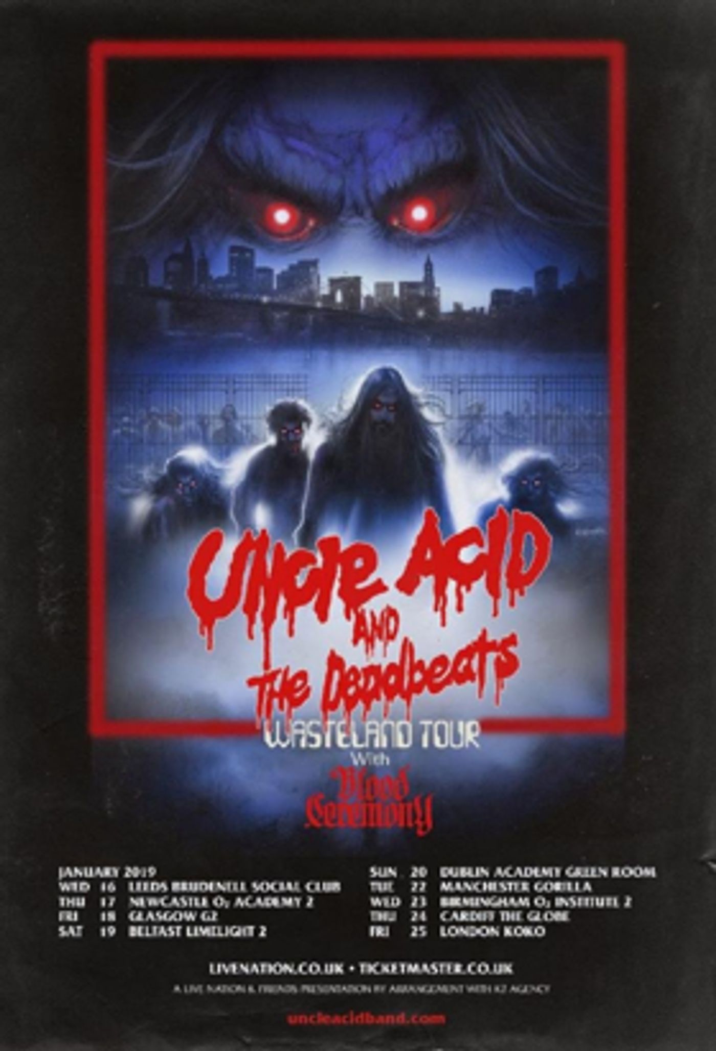 Uncle Acid & The Deadbeats Add U.K. Leg to WASTELAND Tour  Image
