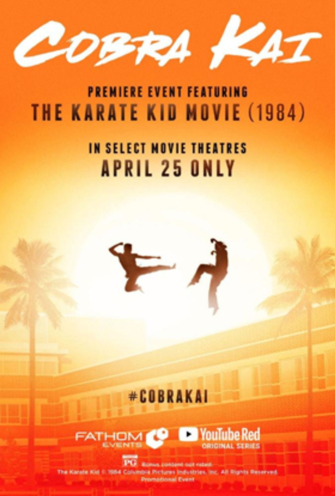 Fathom Events Brings KARATE KID & COBRA KAI Premiere to Theaters  Image