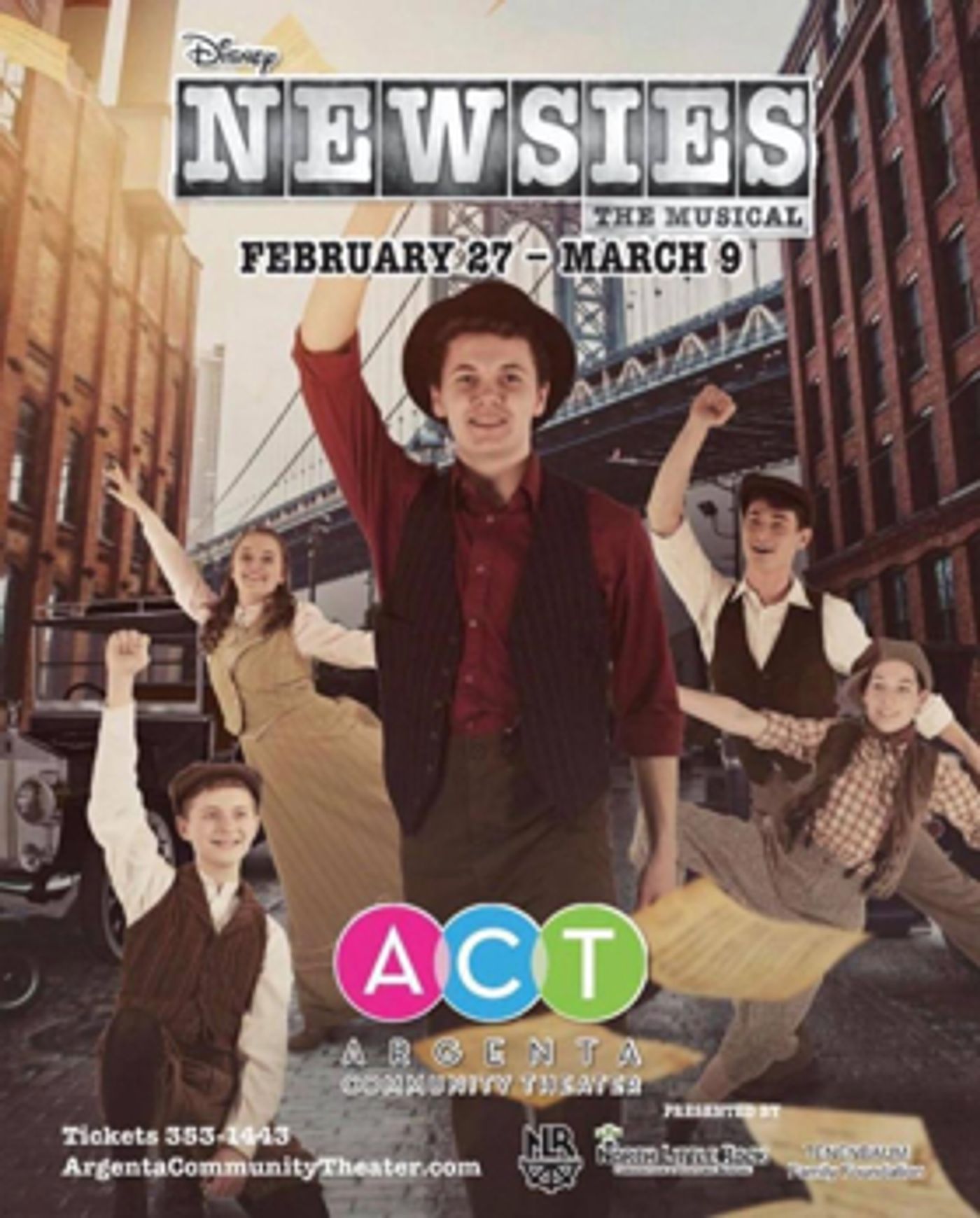 Review: DISNEY'S NEWSIES! THE MUSICAL at Argenta Community Theater Review: DISNEY'S NEWSIES! THE MUSICAL at Argenta Community Theater Image