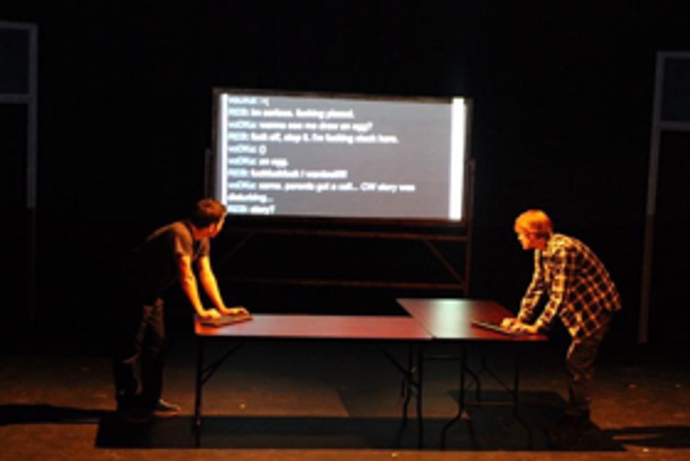 Review: Nick Hoop & Ryan Fisher Lead an Outstanding Ensemble in Innovocative Theatre's Shattering COLUMBINUS  Image