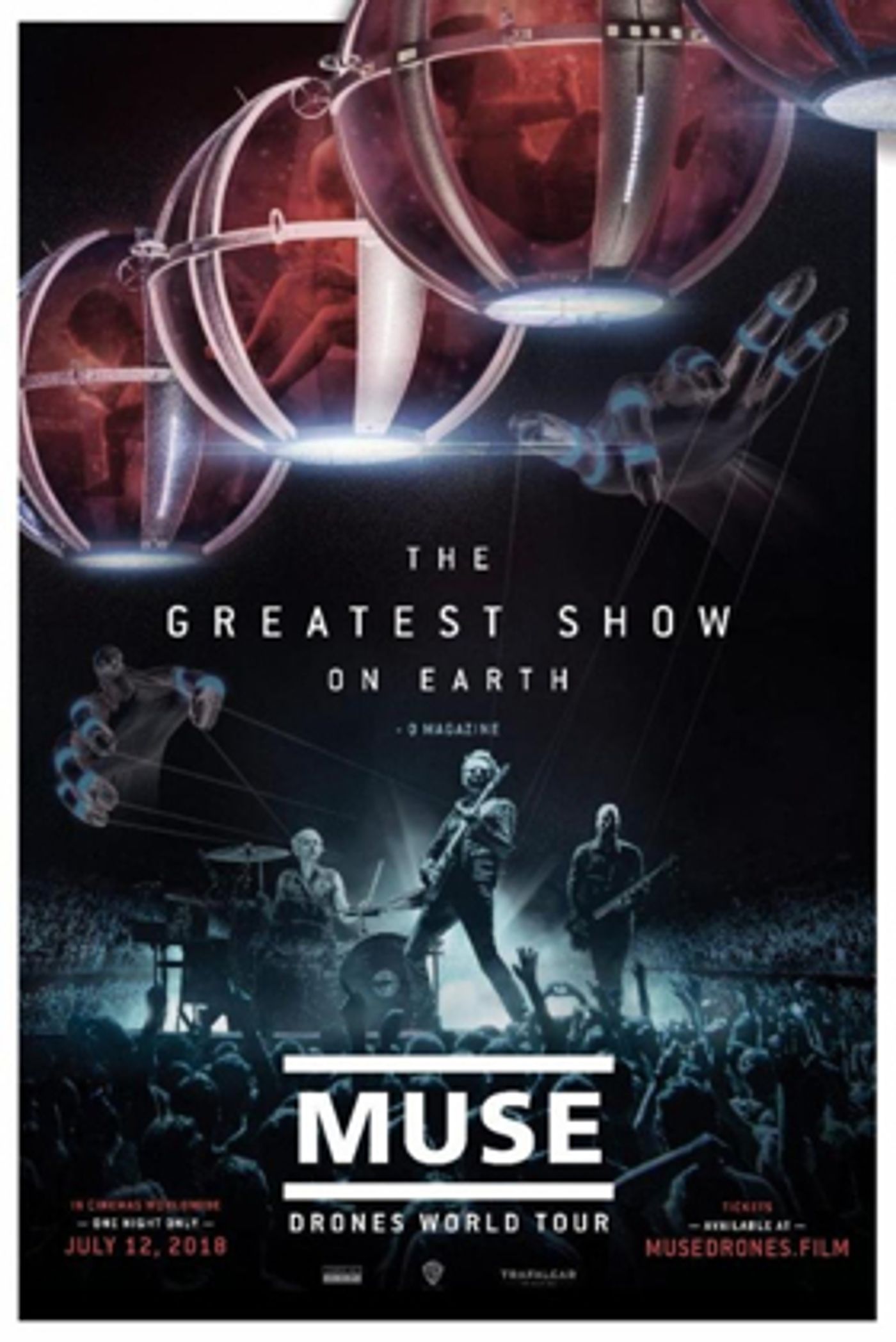 Muse to Release Drones World Tour In Cinemas Worldwide For One Night Only July 12  Image