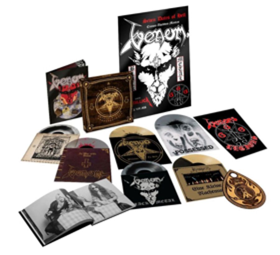 Venom Announces 'In Nomine Satanas' 40th Anniversary Deluxe Vinyl Boxset Image