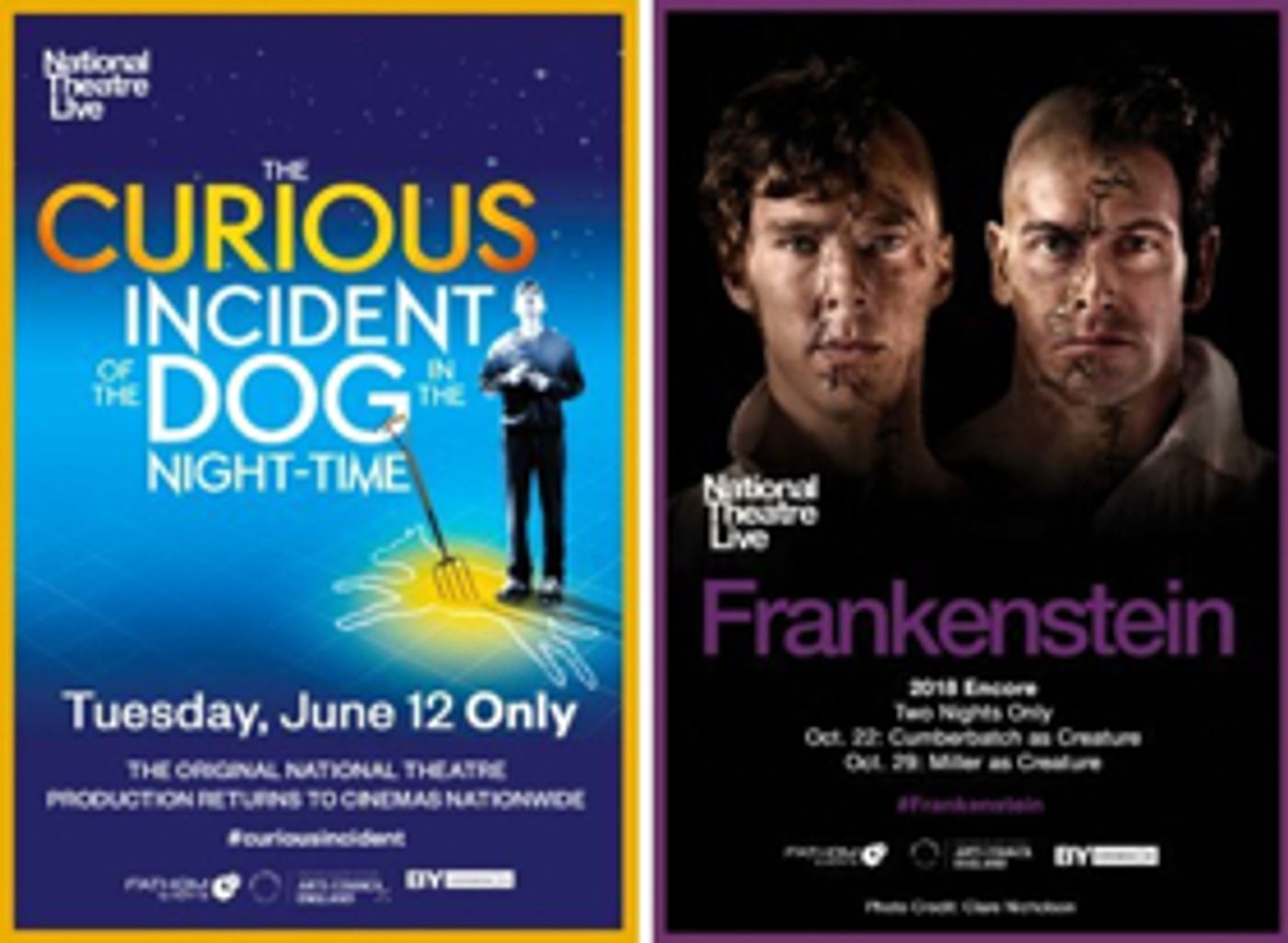 THE CURIOUS INCIDENT OF THE DOG IN THE NIGHT-TIME and FRANKENSTEIN Are Coming to Cinemas  Image