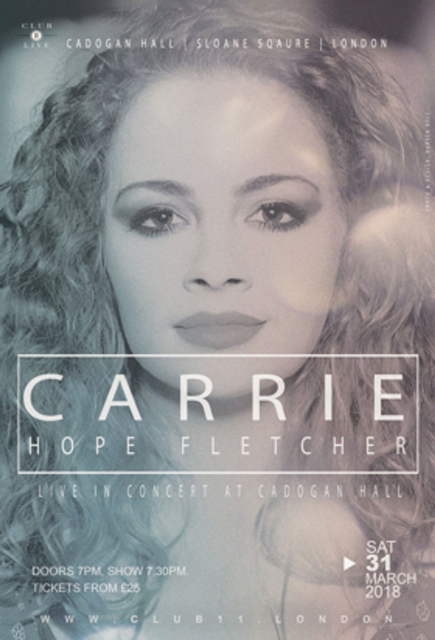 Carrie Hope Fletcher Set to Make Solo Concert Debut 31st March 2018 Carrie Hope Fletcher Set to Make Solo Concert Debut 31st March 2018 Image