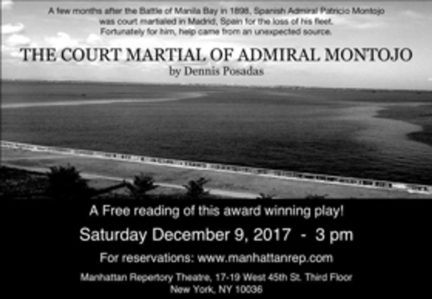 Admiral George Dewey Off-Off-Broadway Play Reading To Show His Compassionate Side Admiral George Dewey Off-Off-Broadway Play Reading To Show His Compassionate Side Image