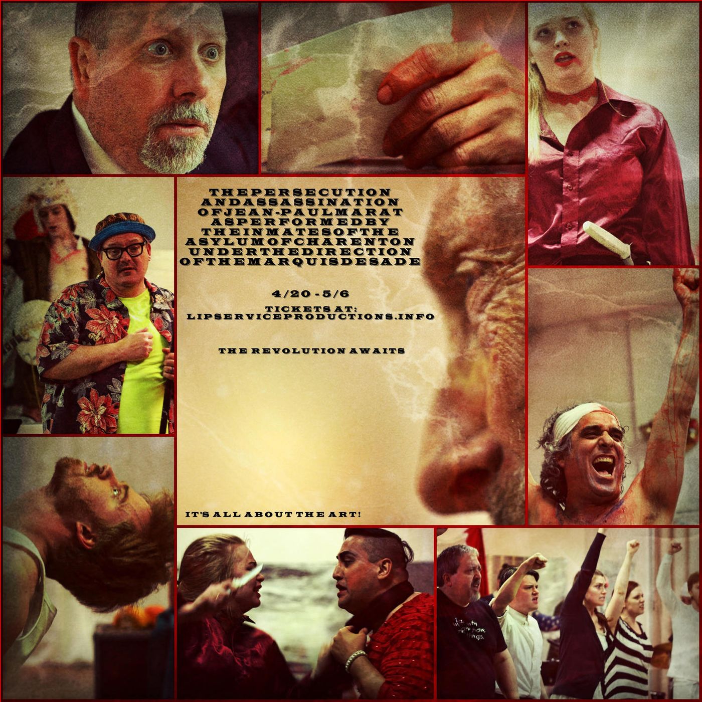L.I.P Service's MARAT/SADE Continues through May 6th  Image