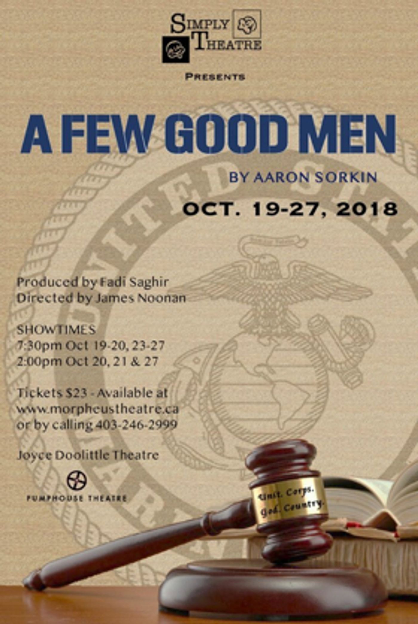 A FEW GOOD MEN Comes to Calgary This October  Image