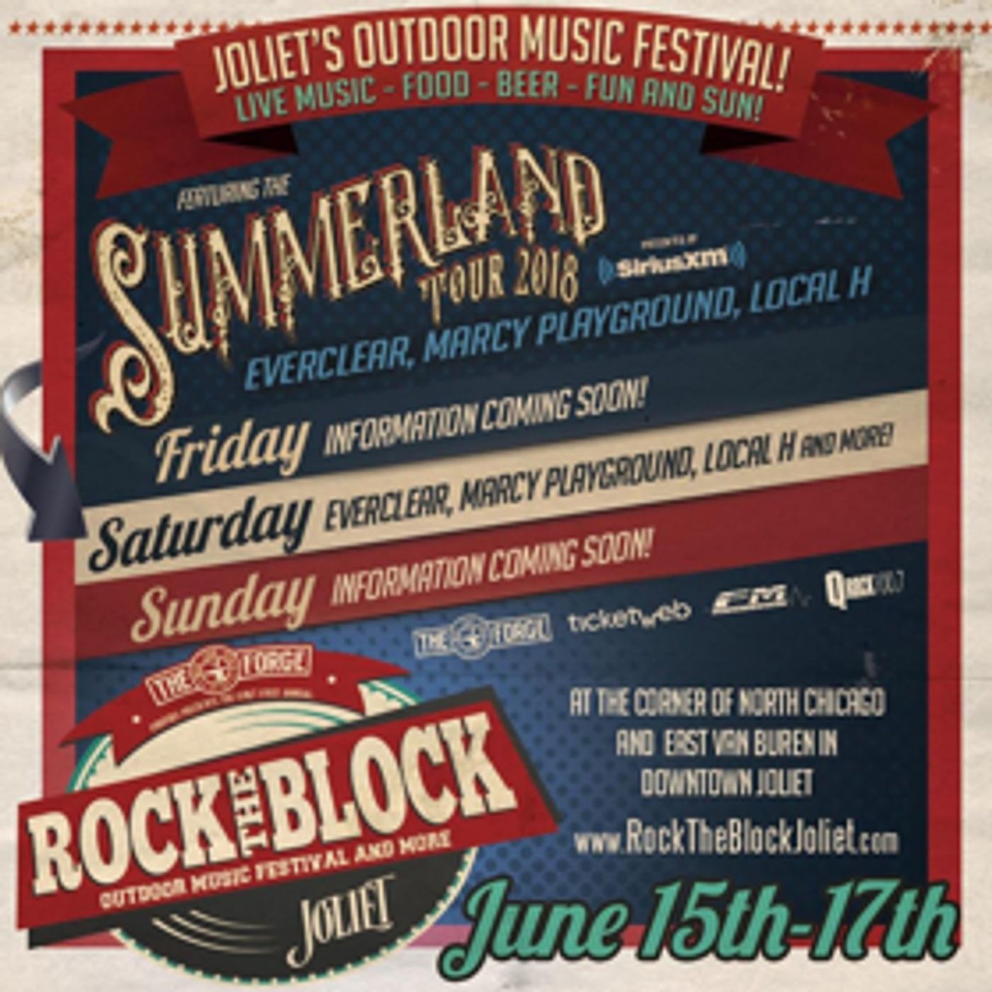 The Forge Presents Rock The Block Featuring Summerland Tour with Everclear, Marcy Playground, Local H, Boys of Summerland The Forge Presents Rock The Block Featuring Summerland Tour with Everclear, Marcy Playground, Local H, Boys of Summerland Image