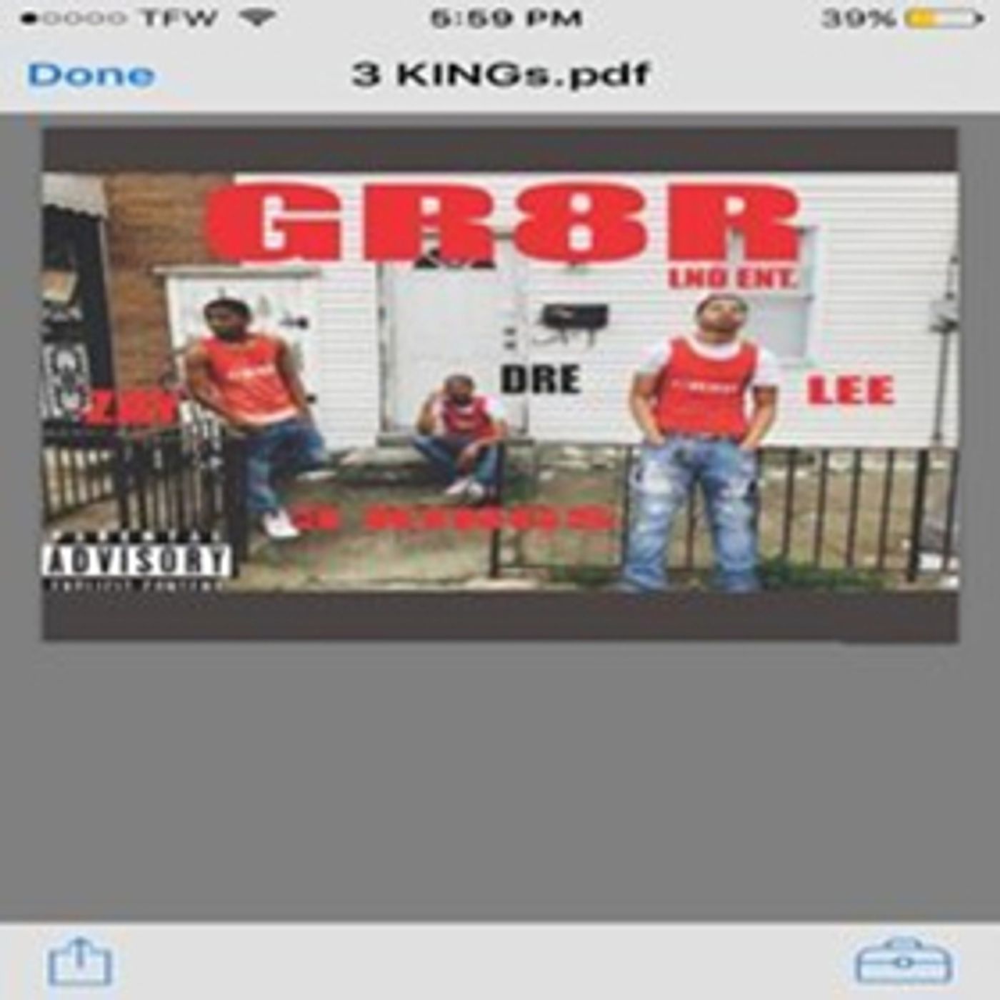 Philadelphia Hip-Hop Act GR8R Release Their Latest Project '3 KINGS'  Image