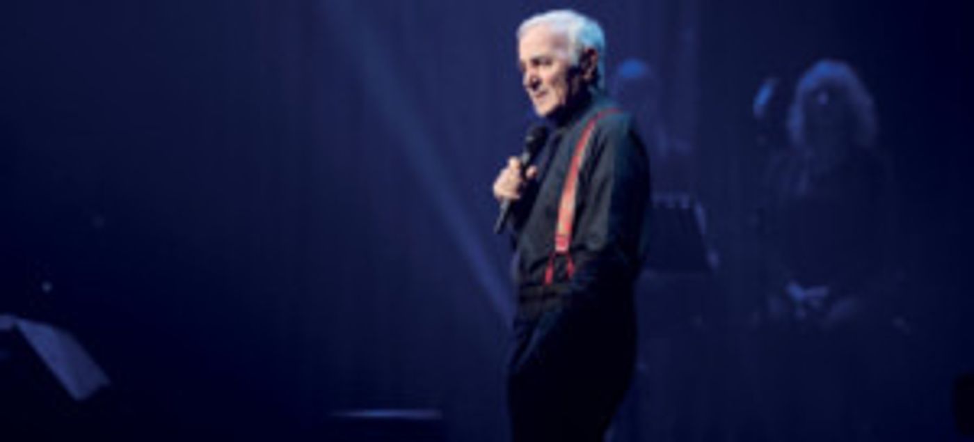 CHARLES AZNAVOUR IN CONCERT Comes To Grimaldi Forum Monaco 6/5  Image