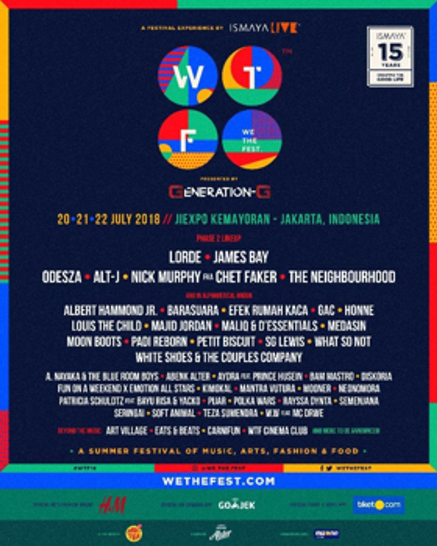 WE THE FEST Reveals Second Phase Lineup Including Nick Murphy, What So Not, Majid Jordan, & More  Image