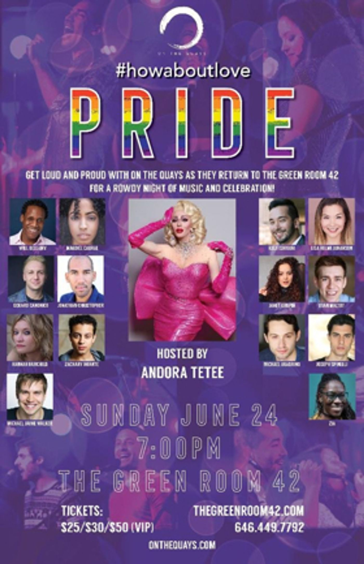 On The Quays Returns to The Green Room 42 for '#howaboutlove: PRIDE' On The Quays Returns to The Green Room 42 for '#howaboutlove: PRIDE' Image